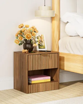 Produktbild von Robuste und langlebige Nachtkommode mit Schublade - 39x39x28 cm