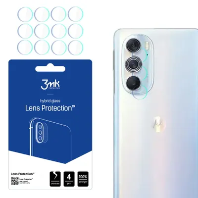 Produktbild von 3mk Hybridglas Lens Protection für Motorola Edge X30 Kamera Objektiv Kameralinse 0,16mm 6H (4 Stück)