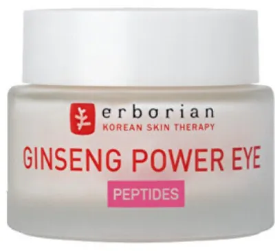 Obrázek produktu pro Erborian Ginseng Power Eye, Oční krém, Ženy, Univerzální pleť, Proti tmavým kruhům, Proti vráskám, Rozzařující, Hydratační, Vyhlazující, Ženšen, Sklenice