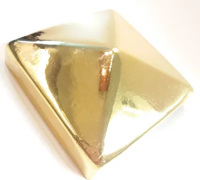 Produktbild von Premium Pfostenkappe Messing 71 x 71 mm Pyramide Kappe für Pfosten 70 x 70 mm