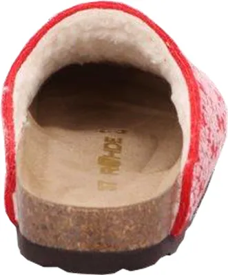 Produktbild von Rohde Damen Pantoffel Hausschuh Filz Alba 4800, Größe:38 EU, Farbe:Rot