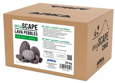 Produktbild von myScape-Rocks Lava Pebbles Kieselsteine Mix 20kg