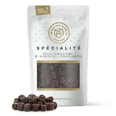 Zdjęcie produktu dla Żelki Owocowe w Gorzkiej Czekoladzie 250 g
