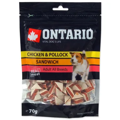 Obrázek produktu pro Ontario 214-509, Jakékoli plemeno, Obrovský (> 45 kg), Velký (26 až 44 kg), Střední (11 - 25kg), Malý (5-10 kilogramů), Extra..., Kuřecí maso, 70 g