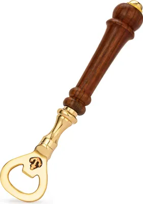 Produktbild von Maritim Flaschenöffner Anker 18 cm aus Messing gold Kapselheber Bieröffner