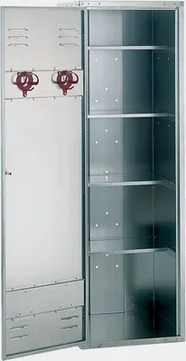 Produktbild von Growi Universalschrank, 190x60x60 cm mit Vorhängeschloss