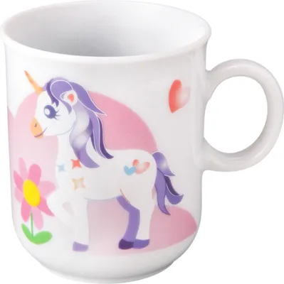Produktbild von Seltmann Weiden Mein kleines Einhorn, Einzelbild, 0,25 l, Mehrfarbig, Weiß, Porzellan, Tee, 1 Stück(e)