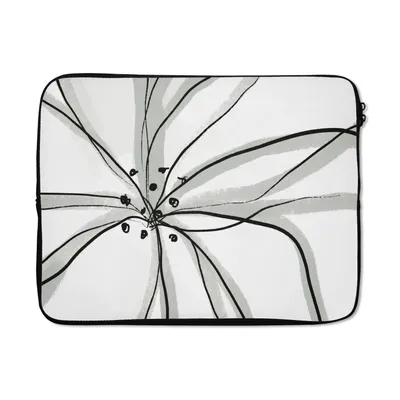 Produktbild von MuchoWow® Laptop Hülle 15 Zoll Blumen - Abstrakt - Design Laptoptasche - Laptoptasche - Sleeve - Rundum-Schutz