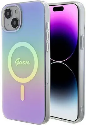 Obrázok produktu pre Guess Guhmp15Shitsu Iphone 15 6.1 Fialové/Fialové Pevné Puzdro Iml Iridescent Magsafe