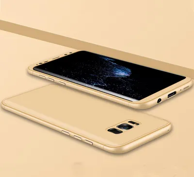 Produktbild von Samsung Galaxy S8 3in1 Full Body 360 Case Gold