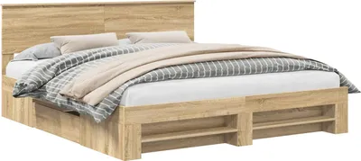 Obrázok produktu pre Rám postele Sonoma dub 180 x 200 cm Kompozitné drevo
