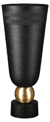 Obrázek produktu pro Gilde Vase, konisch, "Nama", Aluminium, schwarz, VE 1, H. 48 cm, D. 21 cm