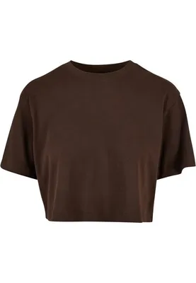 Obrázek produktu pro Dámské tričko Urban Classics Ladies Short Oversized Tee brown - XXL