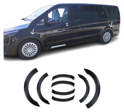 Image de Élargisseurs d'Ailes Arche Pare-Boue pour Mercedes Vito W447 2014-2026 8Pcs, Image générée par une IA