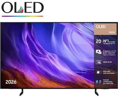 Image de Samsung TQ55S83HAEXXC, 139,7 cm (55 pouces), 3840 x 2160 pixels, OLED, Téléviseur intelligent, Wi-Fi, Noir