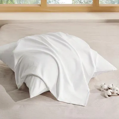 Produktbild von Famanu Kissenbezüge 80 x 80 cm - 100% Baumwolle,  , mit Reißverschluss, weiß