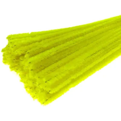 Zdjęcie produktu dla Meyco szenilowy drut do gięcia pluszowy czyścik do rur żółty 50cm 10 szt