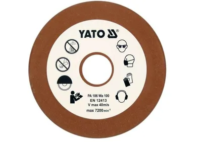 Produktbild von YATO Schleifstein YT-84991 108mm 3,2mm Keramik 23mm