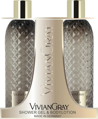 Produktbild von VIVIAN GRAY 3529 Gemstone Duschgel & Body Lotion Ylang & Vanilla (600 ml)