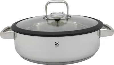 Produktbild von WMF Vitalis Aroma Dampfgarer Ø 28 cm, 5 l, Edelstahl, Rund, Keramik, Gas, Induktion, Edelstahl, Glas