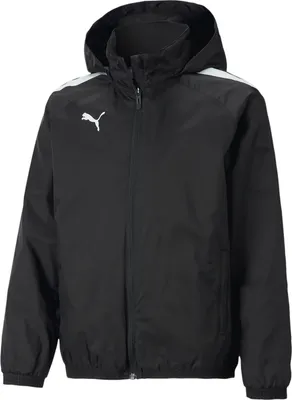Produktbild von Puma teamLIGA All Weather Jacke Kinder schwarz Gr 164