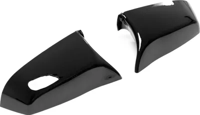 Produktbild von Spiegelkappen Spiegelgehäuse Spiegel Gehäuse Schwarz Glanz für BMW F10 F11