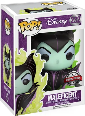 A Funko Pop! vinyl figure of Maleficent in its original packaging.