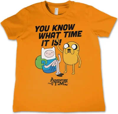 Produktbild von It's Adventure Time Kids T-Shirt - 6Years-S - Orange