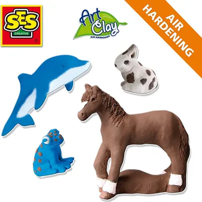 Produktbild von SES Modellierknete, Basic 2, Eco