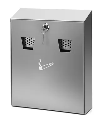 Immagine prodotto di Posacenere a muro h32 - acciaio inox