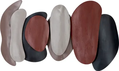 Zdjęcie produktu dla Gilde Wandrelief, "Bueno", Metall, braun, creme, anthrazitfarben, VE 1, L. 7 cm, B. 78 cm, H. 44 cm 84307 4063387843079