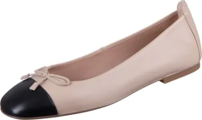Produktbild von Unisa Ballerina BELLE, Glattleder, Beige, Damen