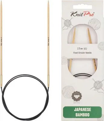 Produktbild von Rundstricknadeln Bambus 40 cm - Nadelstärke 2.75 mm