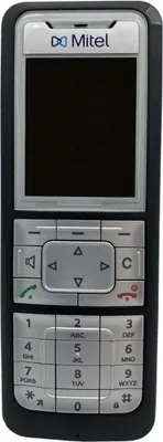Produktbild von MITEL Digitaltelefon 622 v2, Schwarz/Silber, 4.9x2.25x13.5 cm (BxTxH), ohne Ladeschale, integrierter Kalender