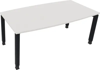 Produktbild von Bespr.ti. Tonneau Vierfuß Quadrat B1800xT800/900xH680-820 an/Weiß