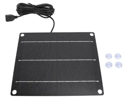Obrázek produktu pro Solární nabíječka, 6 W, vysoce účinná přeměna energie, multifunkční, USB