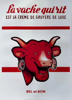 Image de La Vache qui Rit - Bel et Bon - 50x70cm Affiche Poster