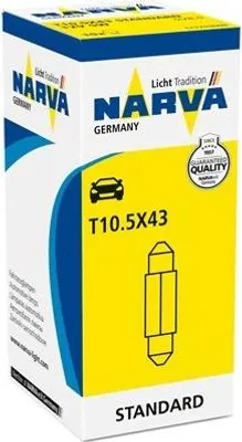 Obrázok produktu pre 12V/5W 11X41Mm Trubicová Žiarovka 10Ks (Bez Ece)