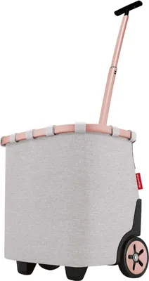 Produktbild von reisenthel Einkaufstrolley Carrycruiser Twist Sky Rose hellgrau 47cm
