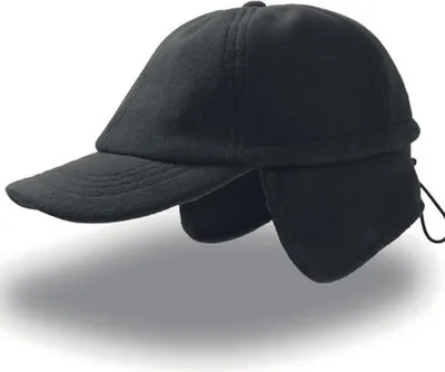 Produktbild von Atlantis SNST | Herren Snow Flap Stopper 6-Panel-Cap / Ohrschützer - Farbe: Black - Größe: One Size