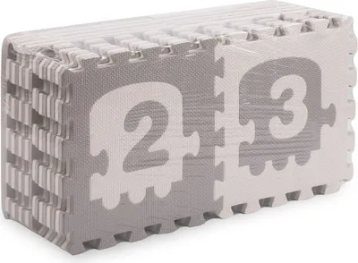 Produktbild von Ricokids Große Schaumstoffmatte, Puzzle, Zug, Buchstaben 36 Teile