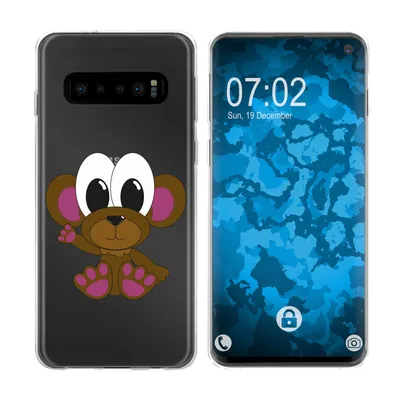 Produktbild von PhoneNatic Case kompatibel mit Samsung Galaxy S10 Silikon-Hülle Cutiemals M3