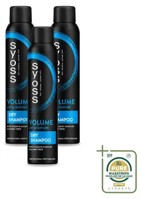 Produktbild von 3 x Syoss Volume Droogshampoo - 200 ml - Vorratspackung - 3 Stücke