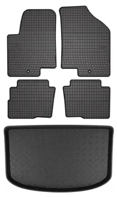 Immagine prodotto di Tappetini gomma SolidPRO + bagagliaio per Kia Soul I 2013- 5 pezzi – Wielganizator