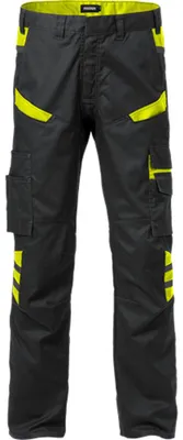 Produktbild von Fristads Hose 2552 STFP Schwarz/Gelb 62