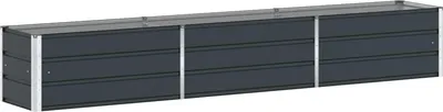 Produktbild von vidaXL Pflanzkübel Anthrazit 290 x 50 x 45 cm Verzinkter Stahl