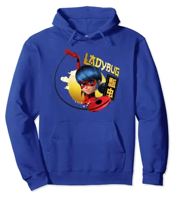 Obrázek produktu pro Úžasná dámská mikina "Shanghai Ladybug" s motivem ladybug a kapucí
