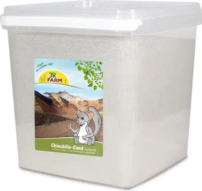 Zdjęcie produktu dla JR Farm 4 kg Piasek dla szynszyli – specjalny, w wiadrze