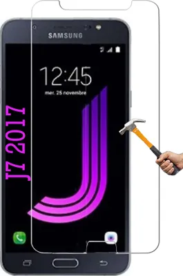 Produktbild von ino Schutzglas kompatibel mit Samsung Galaxy J7 2017 / Pro/Duos/Prime Panzerglas harte Schutzfolie Panzerfolie Displayschutzglas Glasfolie Displayglas