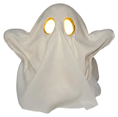Produktbild von Clayre & Eef Halloween-Dekoration Geist Weiß Kunststoff